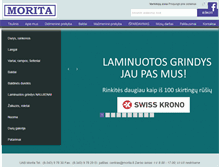 Tablet Screenshot of morita.lt